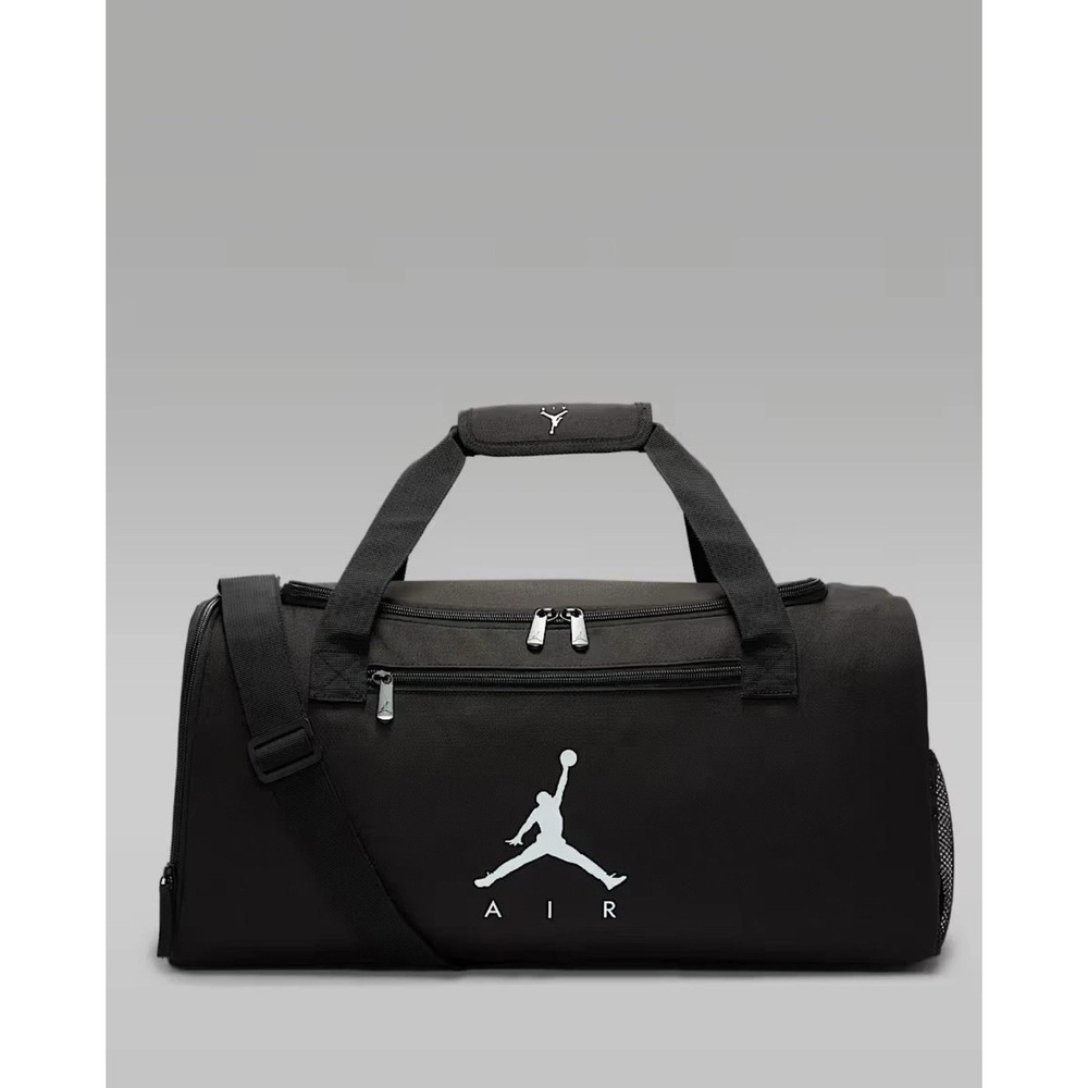 Nike Air Jordan Jumpman 55L Duffle Bag Black Logo Athletic Carryall SM0744-023